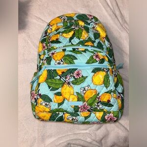 Vera Bradley Backpack NWOT lemon print